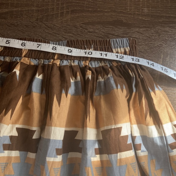 Vintage Women’s Western Aztec Style Cambridge Dry Goods Skirt Medium - Picture 6 of 6